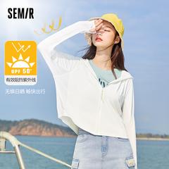 Semir ဂျာကင်အင်္ကျီ အမျိုးသမီး အနက် သိပ္ပံနှင့်နည်းပညာ အေးချမ်းသော အာရုံ နေကာအင်္ကျီ 2021 နွေရာသီ ဒီဇိုင်းသစ် မှတဆင့််လင်း ကြီးကြပ်မှူး နေကာ ဆွယ်တာအင်္ကျီ