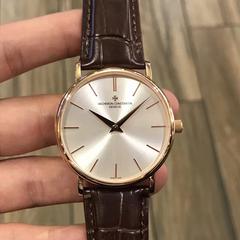 Vacheron  Constantin  စက်သွားနာရီ   အဝိုင်းပုံ  လက်တံနာရီအိုး သားရေကြိုးလူငယ်  လူလတ်  ခေတ်မှီစတိုင်   အမျိုးသား   နာရီ   လက်ပတ်နာရီ 020284 13448949