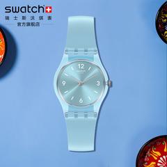 swatch Swatch ဆွစ်ဇာလန် လက်ပတ်နာရီ ပန်းရောင် ချိုသော header မိုးပြာရောင် နတ်သမီး ပါးသော soft စောင့်ကြည့် ll123