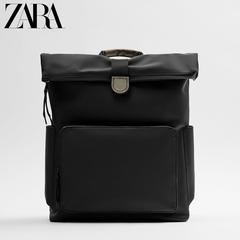 Zara ဒီဇိုင်းသစ် M ကအထုပ် အနက် ဖိ ကော်ကပ် မြင့်မားသောစွမ်းရည် အိတ်ဆောင် လက်တွေ့ ခရီးသည်ပခုံးပိုးအိတ် 13215620040