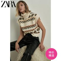 Zara ဒီဇိုင်းသစ် အမျိုးသမီးဝတ် ပန်းကနုတ် သိုးမွှေးထိုး စွပ်ကျယ် 03991006330