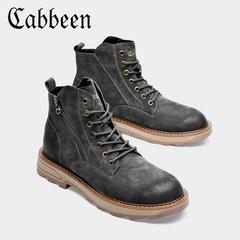 Cabbeen မာတင် ဘိနပ် အမျိုးသား ဆောင်းရာသီ ပေါင်း ကတ္တီပါ ခေတ်မှီ ယောက်ျားရဲ့ဘွတ်ဖိနပ် ဂွမ်းဖိနပ် အမျိုးသား ဘွတ်ဖိနပ် လည်မြင့် ယောက်ျားရဲ့ဖိနပ် သားရေအစစ် မိုးပွင့် ဘိနပ် အမျိုးသား