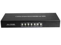 နယူး VGA av အ DVI HDMI အလှည့် sdi cvbs sdi ပံ့ပိုး 3g sdi အသံလွှင်း frequency ပြောင်းလဲခြင်း