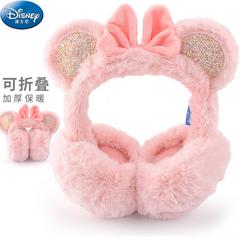 Disney ကလေး Earmuffs မိန်းကလေး Minnie နား နွေး အထူ အင်တိဖရိစ်ဓါတ်နွေး မိန်းကလေး ဆောင်းရာသီ ခေါက် ကလေး နားကာကွယ်