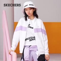 skechers Skye ထူးဆန်းသော ဆောင်းဉီးရာသီ ပစ္စည်းအသစ် အမျိုးသမီးဝတ် သိုးမွှေးထိုး အင်္ကျီ ခေတ်ဆန် ဆန့်ကျင် ရောင် ပေါ့ပေါ့ပါးပါးအဝတ်အစားတွေ အပေါ်ဝတ်အင်္ကျီ l320w028