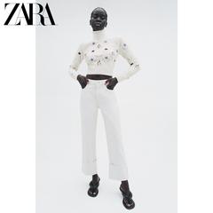 Zara ဒီဇိုင်းသစ် အမျိုးသမီးဝတ် ပန်းပွင့် ပန်းရိုက် ဆွယ်တာအင်္ကျီ 00021008712