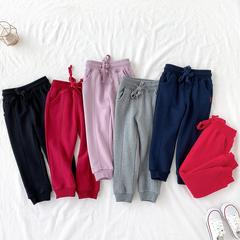 ကလေး ဂွမ်း အမွေးအဝိုင်း Sweatpants ယောက်ျားလေး မိန်းကလေး ပေါ့ပေါ့ပါးပါးဘောင်းဘီ သား ကလေး ကလေး နွေဦး ဒီဇိုင်း ရှန်ဒေါင်း ကုန်ဆိုင်