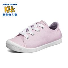 skechers Skye ထူးဆန်းသော ဒီဇိုင်းသစ် လူငယ် မိန်းကလေး ခေတ်ဆန် ပေါ့ပေါ့ပါးပါး လမ်း ဆန် ဖိနပ် canvas ဖိနပ် 664149l