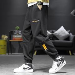 သိုးမွှေးထိုး ကိုးအချက်များ Sweatpants အမျိုးသား ခြေရှုံ့ Harlan ဖက်တီး အပွ ဆိုဒ် ကိုရီးယားလှိုင်း stream နွေဦးနှင့်ဆောင်းဦးရာသီ ဒီဇိုင်း elastic ခါး ဝေဘောင်းဘီ