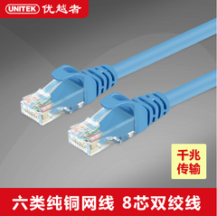 အကျိုးဖြစ်ထွန်းသော category: 6 Gigabit cable အင်ဂျင်နီယာ ကြေးနီ ခွောကျ Jumper broadband ကွန်ရက်က စာအိတ် အိမ်ထောင် 1/2 5/15 နို့နှစ်ရောင်