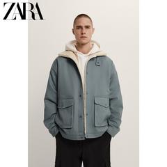 Zara ဒီဇိုင်းသစ် အမျိုးသားဝတ် copy Sherpa အဘိဓါန် သိုးမွေး ဂျာကင်အင်္ကျီ အင်္ကျီ 03286400431