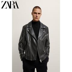 Zara ဒီဇိုင်းသစ် အမျိုးသားဝတ် သားရေတု စက်ခေါင်း ဒီဇိုင်း ဂျာကင်အင်္ကျီ အင်္ကျီ 03427400800