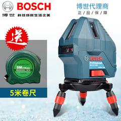 Bosch ရဲ့ အနီအောက်ရောင်ခြည် level မြင့်မားသော Precision အော်တို မျဉ်း လေဆာ ပြားချပ်ချပ်ရေ ကရိယာတန်းဆာ သွန်းပုံ မျဉ်း ကရိယာတန်းဆာ level အဆင့်