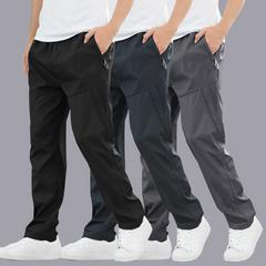 နွေဦးရာသီနဲ့နွေရာသီ ဒီဇိုင်း Sweatpants အမျိုးသား ဘောင်းဘီရှည် ဆွဲသား အပွ စူပါပါးလွှာအပိုင်း အပူပိုင်းဘောင်းဘီ ပေါ့ပေါ့ပါးပါးဘောင်းဘီ XL ဆိုဒ် တည့်ပွ ရွရွပြေး ဝေဘောင်းဘီ