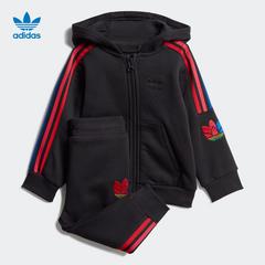 adidas စစ်ဗိုလ် ဇကာ adidas သုံးရွက်ကလိုဗာပင် ကလေး တင်ပို့ လှုပ်ရှား ဝမ်းဆက် gd2642 gd2641