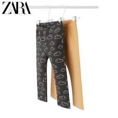 Zara ဒီဇိုင်းသစ် ကလေးကမိန်းကလေး ကလေးများ နှစ် ဝမ်းဆက် ပန်းရိုက် အောက်ခံ ဘောင်းဘီ 01044351898