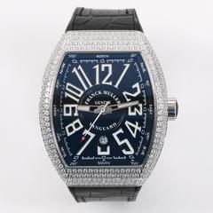 Franck Muller  စက်သွားနာရီ  လေးထောင့်ပုံ အလူမီနီယံအိုး သားရေကြိုးလူငယ်ခေတ်မှီစတိုင်   30မီတာရေစိုခံ အမျိုးသား  နာရီ လက်ပတ်နာရီ 020821 13452523