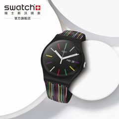 swatch Swatch ဆွစ်ဇာလန် လက်ပတ်နာရီ တောက်ပ နွေရာသီည ခေတ်ဆန် ခေတ်မှီ Quartz လက်ပတ်နာရီ suob729