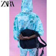 Zara ဒီဇိုင်းသစ် လက်ကိုင်အိတ် အနက် မြင့်မားသောစွမ်းရည် စာလုံးပုံနှိပ် နိုင်လွန် Oblique Kua စျေးဝယ် အိတ် 16138710040