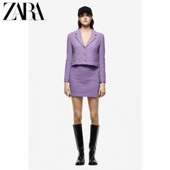 Zara ဒီဇိုင်းသစ် အမျိုးသမီးဝတ် ကြယ်သီး ဆင်ယင်မွမ်းမံခြင်း Miniskirt 02302660612