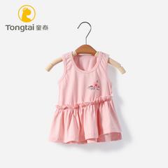 Tong Tai ကလေး စကပ် အမျိုးသမီး ကလေး ဂါဝန် နွေရာသီဝတ် မိန်းကလေး နွေရာသီ မင်းသမီး စကပ် မိန်းကလေး အနောက်တိုင်းစတိုင် ဂွမ်း နွေရာသီ