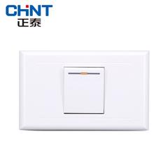 Chint နံရံ အဖွင့်အပိတ် 118 အမျိုးအစား switch socket အသစ် တစ် ဖွင့်လှစ် dual ထိန်းချုပ်မှု အဖွင့်အပိတ် panel ကို