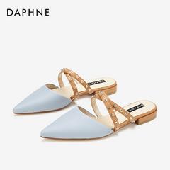 Daphne 2020 နွေဦးရာသီ ဒီဇိုင်းသစ် အမျိုးသမီးဖိနပ် ဆိပ်ကမ်း လေတိုက် ဖိနပ် Rivet Mueller ဖိနပ် အမှားခြစ် အစည်းအပတ် ဂုဏ်သရေရှိအမျိုးသမီး လေတိုက် ဖိနပ်