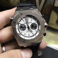 AUDEMARS PIGUET ဓါတ်ခဲနာရီ အဝိုင်းပုံ အလူမီနီယံအိုး ပလပ်စတစ်ကြိုး လူလတ်ခေတ်မှီစတိုင်  အမျိုးသား နာရီ  လက်ပတ်နာရီ  020015