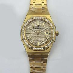 AUDEMARS  PIGUET  စက်သွားနာရီ  အဝိုင်းပုံ  အလူမီနီယံအိုး  စတီးကြိုး လူငယ်ရှေးလက်ရာစတိုင်  အမျိုးသား   နာရီ  လက်ပတ်နာရီ  021228 13451121