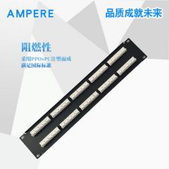 50 ဖုန်းနံပါတ် patch Panel ကို အသံ Jumper စင် rj45 ပါးစပ်ပေါက် patch Panel ကို 50 အားလုံး 4-core module