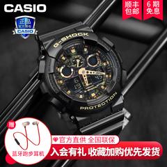 Casio လက်ပတ်နာရီ အမျိုးသား သှေးလနျ့ခွငျး Black Warrior ဝူးခုန်း ကန့်သတ်ဗားရှင်း ga 100cf ချွတ် တီးခတ် ကျွမ်းကျင်သူ Lee ကယခုအတူတူပင်ဖြစ်ပါသည် ဒီဇိုင်း