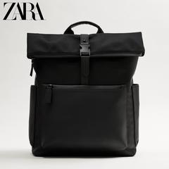 Zara ဒီဇိုင်းသစ် M ကအထုပ် အနက် မြင့်မားသောစွမ်းရည် ဖြတ်ဆက် ခရီးသည်ပခုံးပိုးအိတ် 13223720040