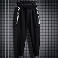 ဒီဇိုင်းသစ် ဆောင်းဉီးရာသီ အမျိုးသား Sweatpants လူငယ် ကိုရီးယားလှိုင်း stream လက်ဆောင် ပေါ့ပေါ့ပါးပါးဘောင်းဘီ အပွ ဆိုဒ် elastic ခါး ခြေဘဝါး ဘောင်းဘီ