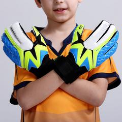 ကျန်းမာသော Fly ကလေး ဘောလုံး ဂိုးသမား လက်အိတ် အဓိက ကျောင်းသားများ Gantry ဂိုးသမား လက်အိတ် နှစ်စီးမတော်တဆဖြစ် ဘောလုံး အဝတ် လက်အိတ်