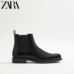 Zara ဒီဇိုင်းသစ် ယောက်ျားရဲ့ဖိနပ် အနက် ရှေးရိုးရာစတိုင် တရာ ယူ Classic ခေတ်မှီ မီးခိုးတိုင် Chelsea လုယူရာ 12010720040