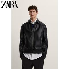 Zara ဒီဇိုင်းသစ် အမျိုးသားဝတ် သားရေတု ဂျာကင်အင်္ကျီ အင်္ကျီ 08281630800