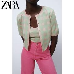 Zara ဒီဇိုင်းသစ် အကွက် သိုးမွှေးထိုး အင်္ကျီ 01822009050