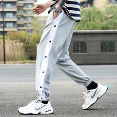 မီးခိုး လြယ္ကူချွတ် Sweatpants အမျိုးသား ဆွဲ ကြိုး ခြေရှုံ့ long ကဘောင်းဘီ ဘောင်းဘီ ပေါ့ပေါ့ပါးပါး အပွ ဘတ်စကက်ဘော တန်း ချိတ် ဒီရေအမှတ်တံဆိပ် Harlan ဝေဘောင်းဘီ