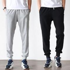 ဆောင်းဉီးရာသီ ခြေရှုံ့ Sweatpants အမျိုးသား ခြေဘဝါး ဘောင်းဘီ ဆောင်းရာသီ ဂွမ်း ပေါ့ပေါ့ပါးပါး ဘောင်းဘီရှည် အပွ Harlan ကြီးမားသောဝေဘောင်းဘီ ဆိုဒ် ရွရွပြေး ဘောင်းဘီ