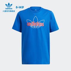 adidas စစ်ဗိုလ် ဇကာ adidas သုံးရွက်ကလိုဗာပင် ကလေး အားကစား လက်တို တီရှပ် gn2299 gn2300gn2302