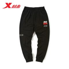 Xtep Sweatpants အမျိုးသား နွေဦးနှင့်ဆောင်းဦးရာသီ ဒီဇိုင်းသစ် အမျိုးသား သိုးမွှေးထိုး ဘောင်းဘီရှည် ပေါ့ပေါ့ပါးပါးဘောင်းဘီ သား အမျိုးသား ကုသ ခြေဘဝါး ဘောင်းဘီ