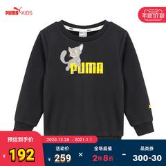 puma puma ကလေးဝတ် ယောက်ျားလေး အနက် သိုးမွှေးထိုး Hoodiesအင်္ကျီ ခြင်္သေ့သည်ပြို ပန်းရိုက် Hoodiesအင်္ကျီ ကလေး အပေါ်ဝတ်အင်္ကျီ 58654901