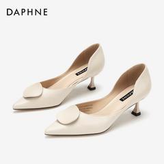 ကဗျာ Daphne 2020 နွေဦး ဆင်ယင်မွမ်းမံခြင်း ချိတ် Wineglass ဖိနပ် ထိပ်ချွန် ဒေါက်ဖိနပ် တိမ်သော ပါးစပ်ပေါက် ဂုဏ်သရေရှိအမျိုးသမီး လေတိုက် ဖိနပ်