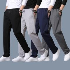 နွေဦးနဲ့ဆောင်းဦး Sweatpants အမျိုးသား ဘောင်းဘီရှည် ဂွမ်း ပေါ့ပေါ့ပါးပါးဘောင်းဘီ အပွ တည့်ပွ ဘောင်းဘီ ထူးအိမ်သင်အပိုင်းဝေ ဘောင်းဘီ သိုးမွှေးထိုး ဆိုဒ် ရွရွပြေး ဘောင်းဘီ