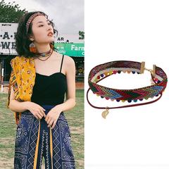 ဆွဲကြိုး လည်ပတ် အမျိုးသမီး Multilayer လည်ပင်း ပါ လည်ပင်း ကွင်းကြိုး အမျိုးသမီး အတိုဒီဇိုင်း ညှပ်ရိုး သစ်တော စီးရီး စူပါနတ်သမီး Posey မီယာ ယူနန် လည်ပင်း အလှဆင်ပစ္စည်း