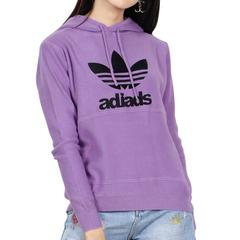 Adidas တံဆိပ် အမျိုးသမီးဝတ် ဦးထုပ်ပါ ခေါင်းစွပ် ဆွယ်တာ အင်္ကျီလက်ရှည် 006462