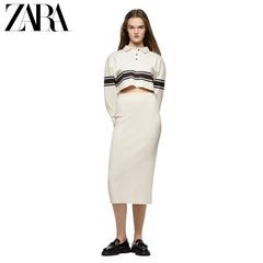 Zara ဒီဇိုင်းသစ် အမျိုးသမီးဝတ် နံရိုး မီဒီ စကပ် 05644310712