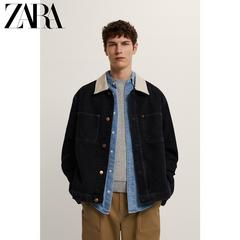 Zara ဒီဇိုင်းသစ် အမျိုးသားဝတ် Corduroy ဖြတ်ဆက် လက်ဆောင် ဒီဇိုင်း ဂျာကင်အင်္ကျီ အင်္ကျီ 01538412800