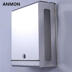 anmon stainless ပွတ်တိုက် လက် သံမဏိစက္ကူ ပုဝါ ဘူး နံရံ တစ်ရှုး စင် အိမ်သာသုံးစက္ဏူ သေတ္တာ ရေစိုခံစက္ကူ ပုဝါ ဘူး ဆွဲ စက္ကူဘူး