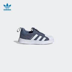 adidas adidas စစ်ဗိုလ် ဇကာ သုံးရွက်ကလိုဗာပင် စူပါစတား 360 ကလေး Classic အားကစားဖိနပ် ef9173